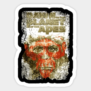 War For Supremacy  Dawn Of The Apes' Battle Sticker